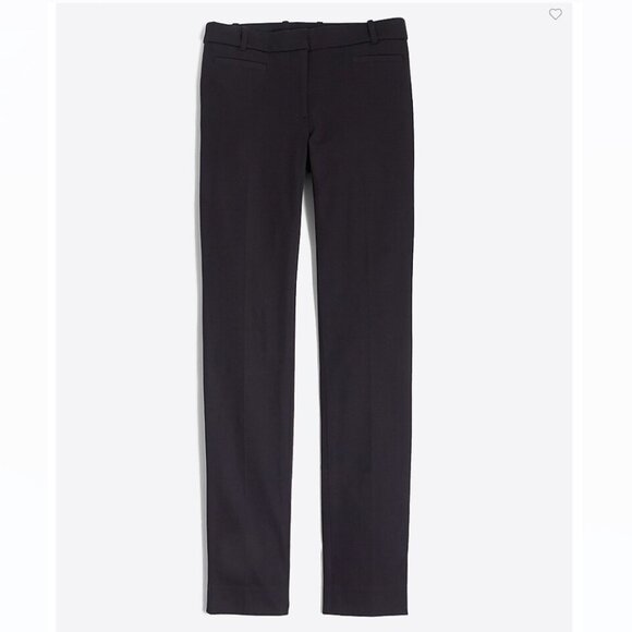 J.Crew Lexie Pant Sz 6 Regular Black Stretch - Picture 1 of 5